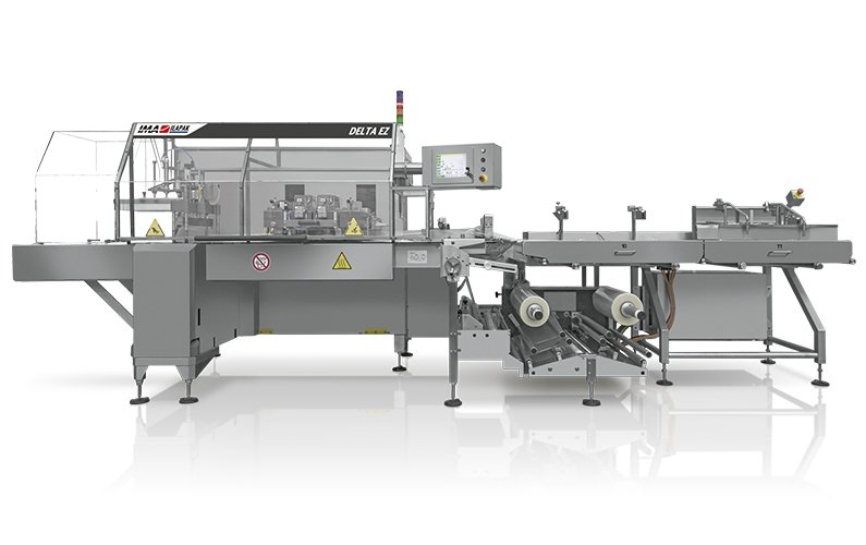 Ima Ilapak Delta EZ horizontal flow wrap packaging machine flow wrapper with integrated product infeed system