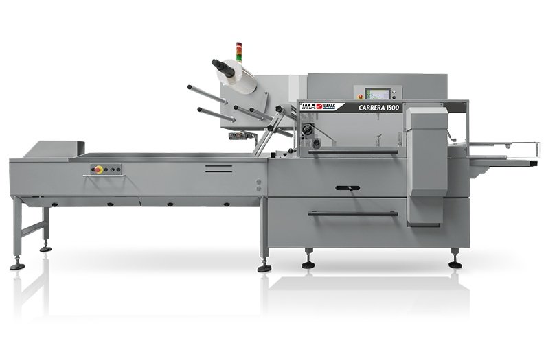 Ima Ilapak Carrera 1500 horizontal flow wrap packaging machine form fill and seal with rotatable jaws